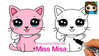 How to Draw Miss Misa from InquisitorMaster | Cute Cat