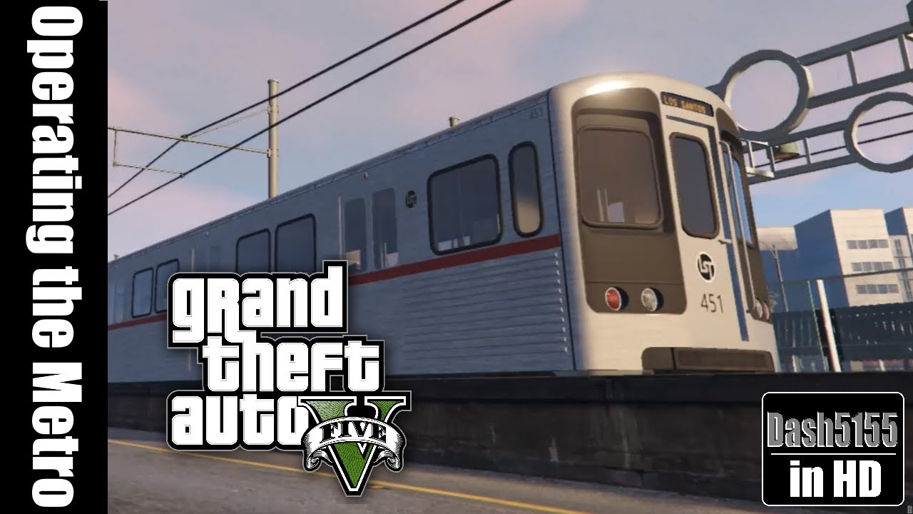 Operating the Los Santos Metro - GTA V - YouTube