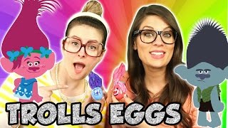 Trolls Poppy & Branch DIY Easter Eggs! | Arts and Crafts with Crafty Carol