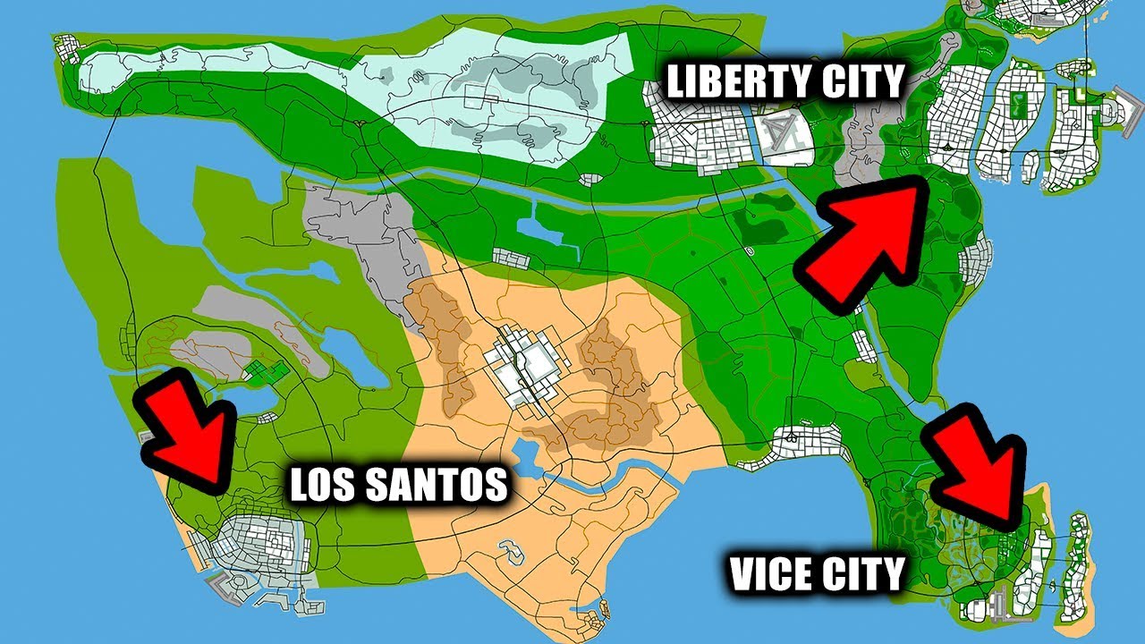 Concept Map Shows A Gta United States Gta Boom - Vrogue