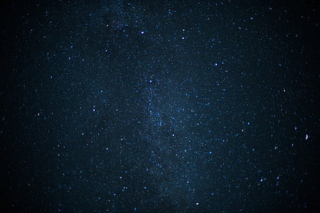 starry sky during night time