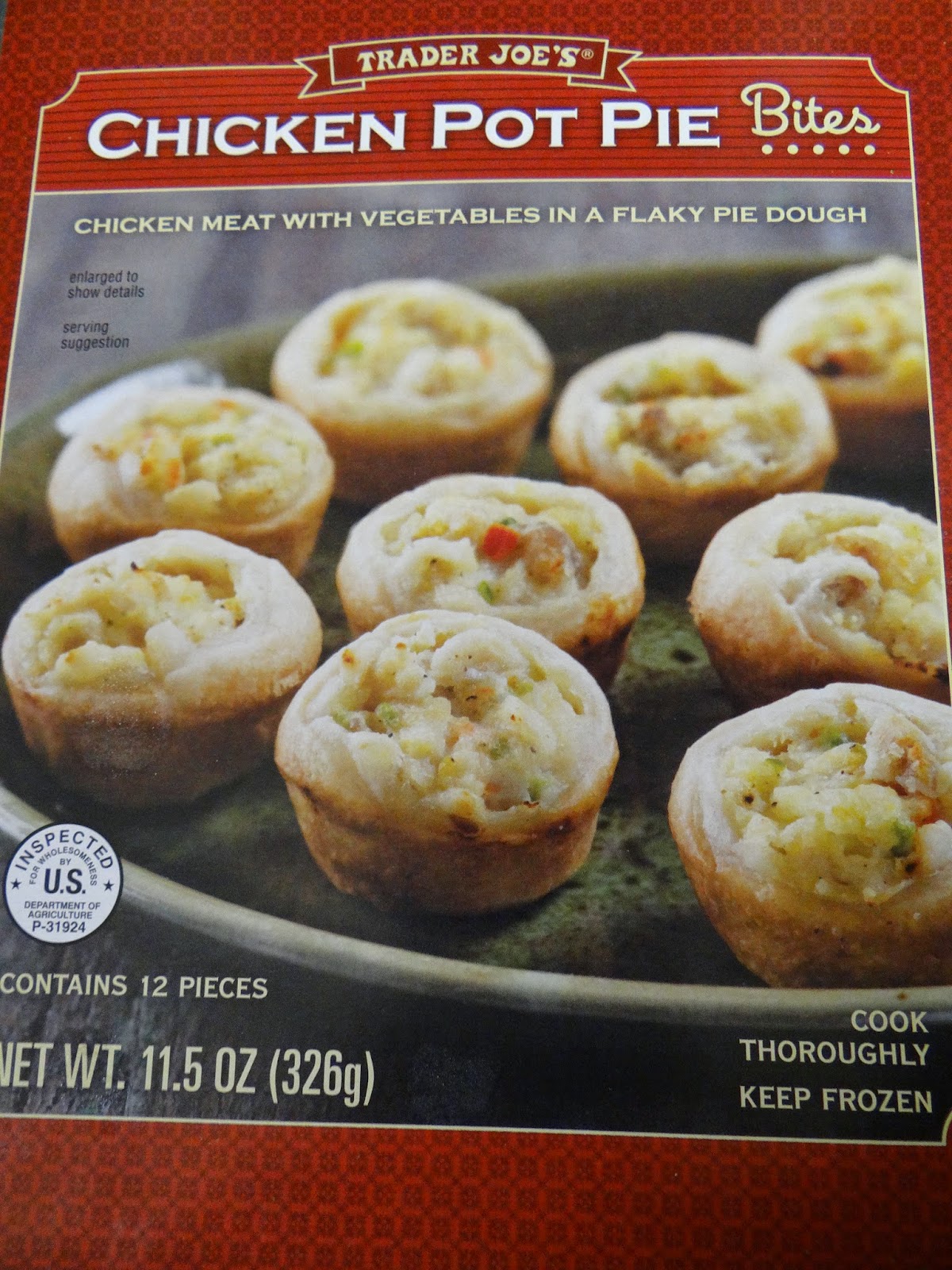 Trader Joe's 365 Day Challenge - Chicken Pot Pie Bites