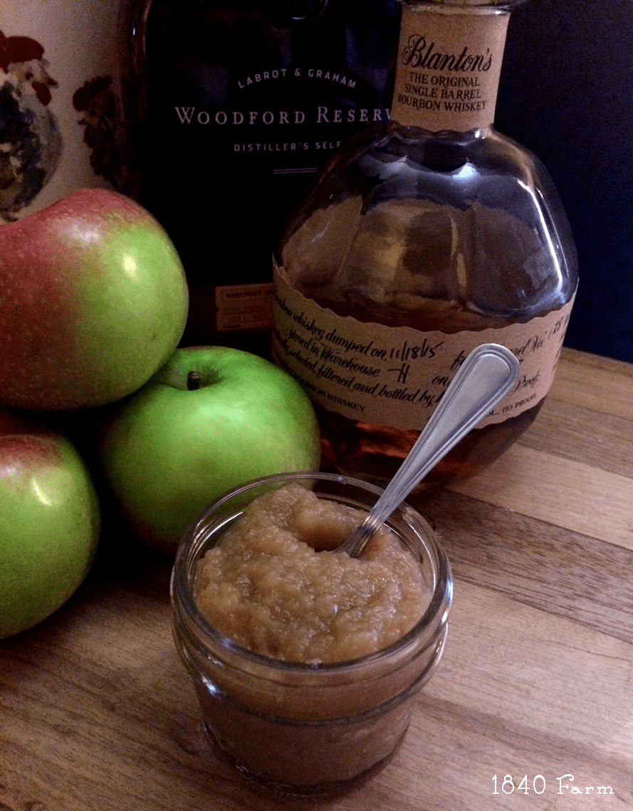 Brown Butter Bourbon Applesauce at 1840 Farm