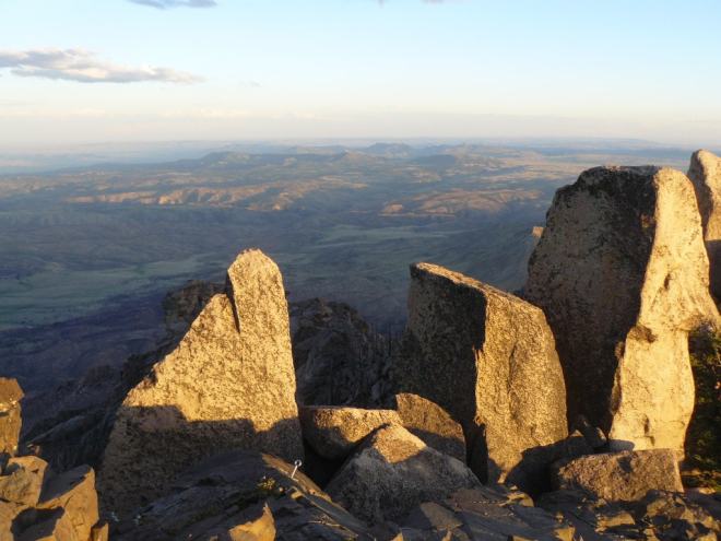 Looking SE from Laramie Peak.