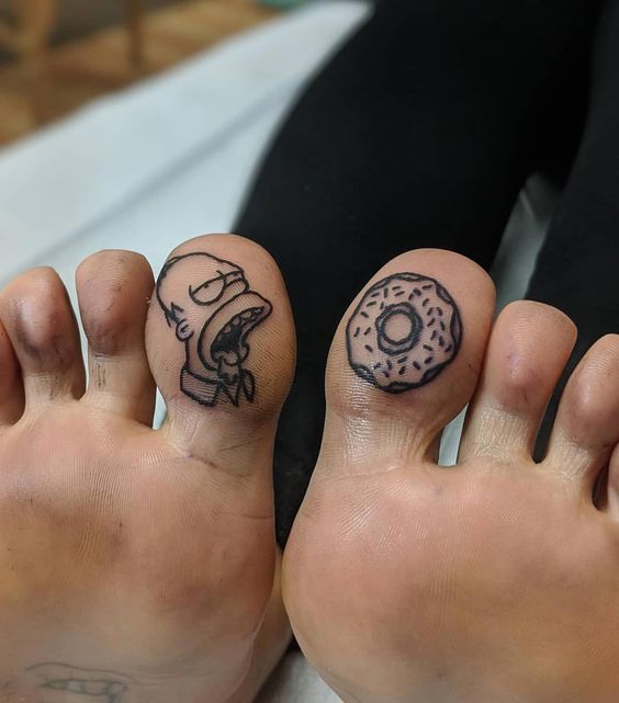 Toe tattoos  Best Tattoo Ideas Gallery