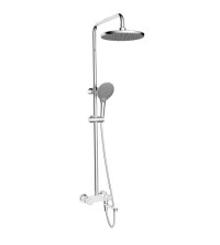 Rubine Rain Shower column-RSC-PUSHSTOP-R61CH