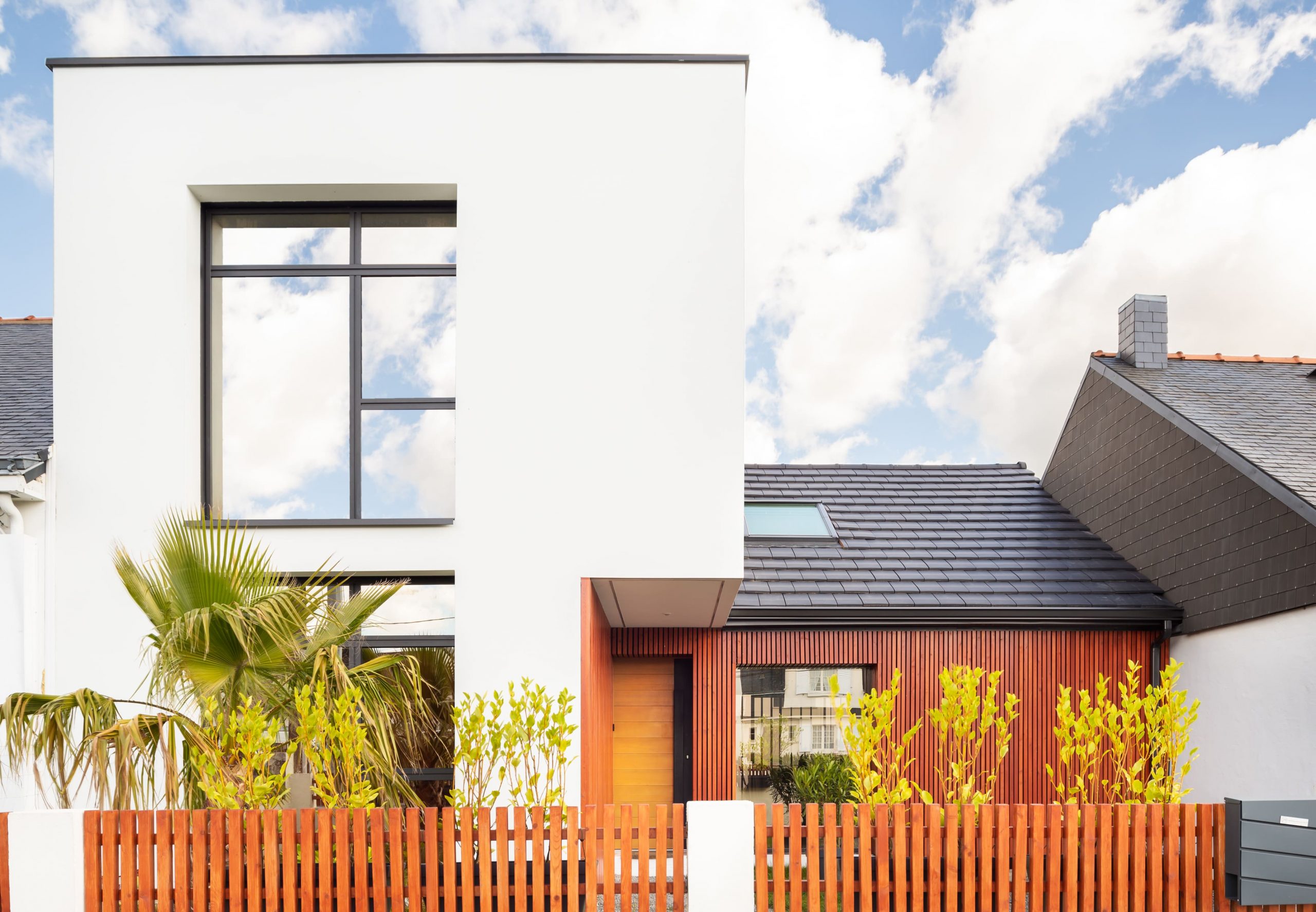 surélévation et agrandissement d'une maison nantaise par un architecte