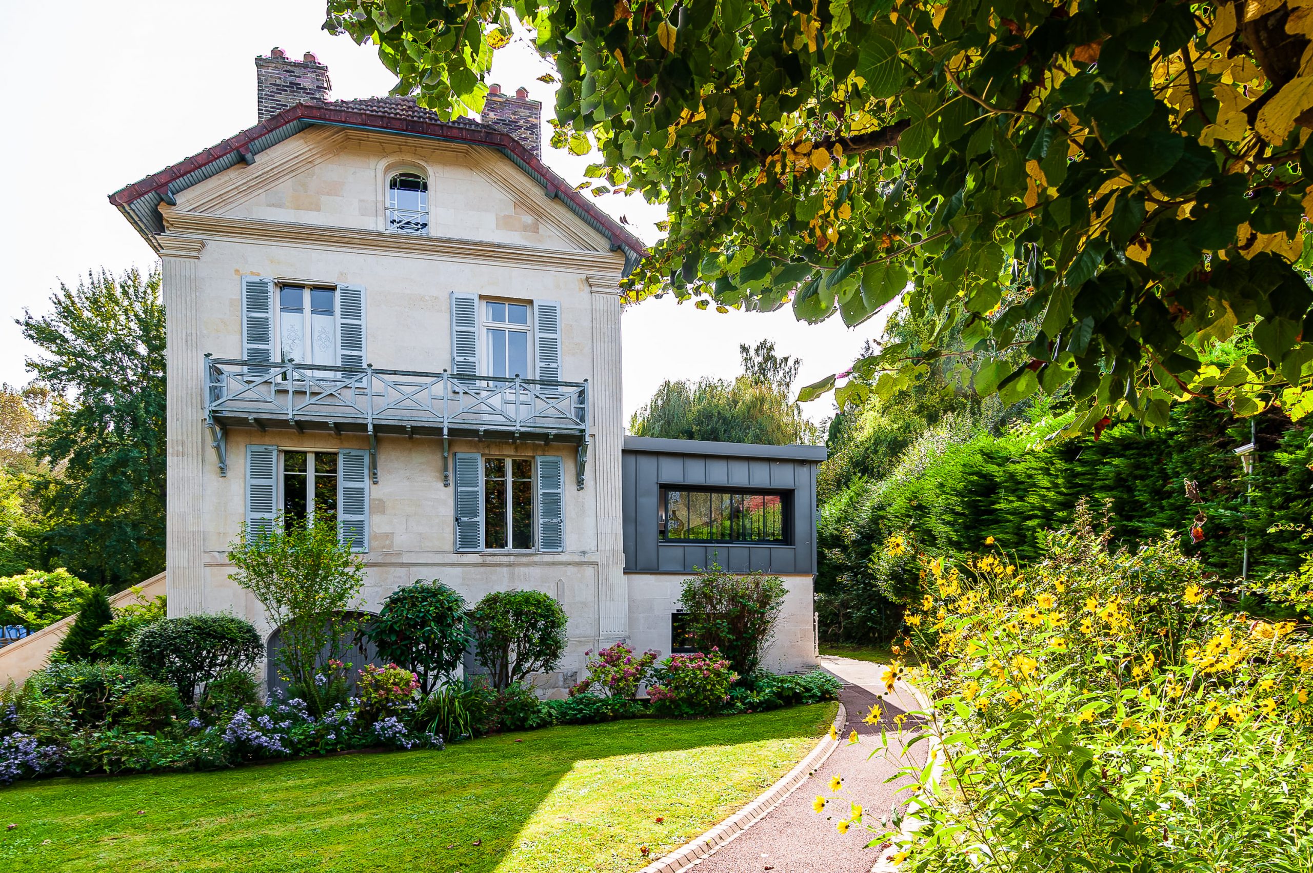 agrandissement extension maison bourgeoise architecte