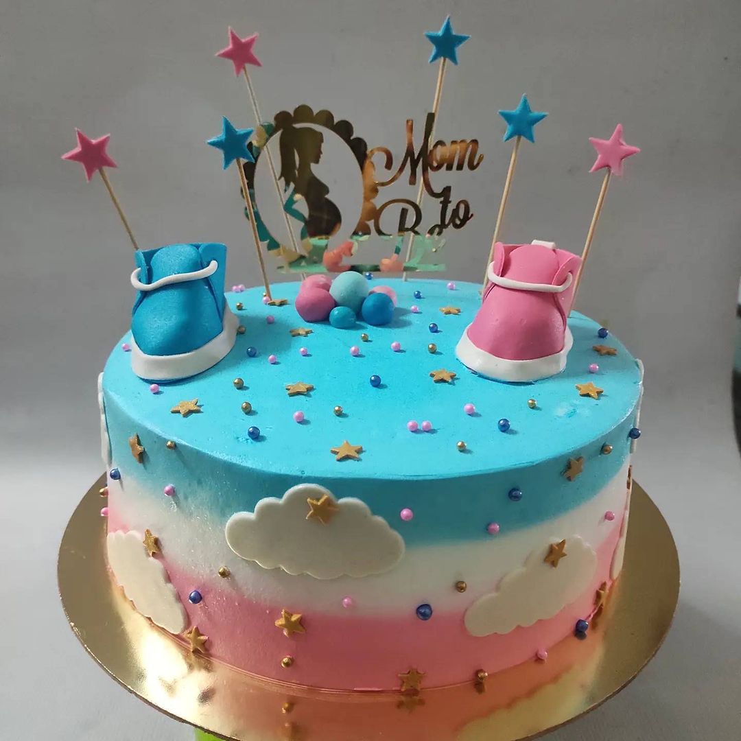 Baby Shower Cake| Mom To Be Cake Delivery Hyderabad|CakeSmash.in