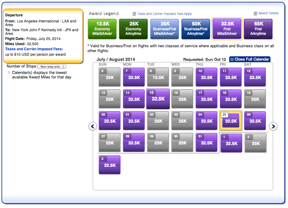 First Class Award Space