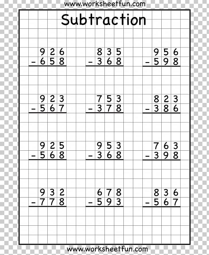 Worksheet On Subtraction With Regrouping - Worksheet24