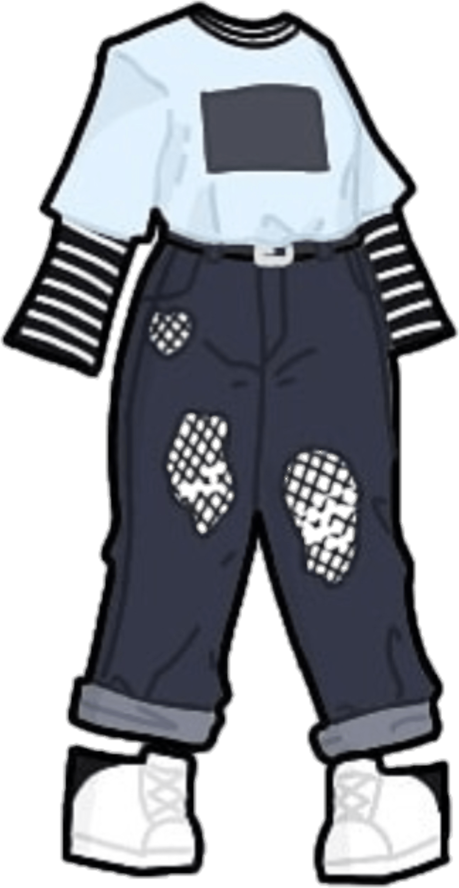 Gacha Life Jeans : Hoodie Gacha Life Clothes Edit Pants | Ghatrisate