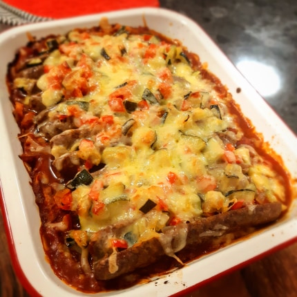 Stuffed Sausage Casserole