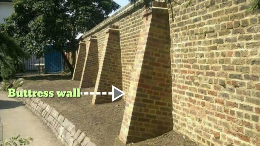 Buttress Wall - Types of Retaining Wall