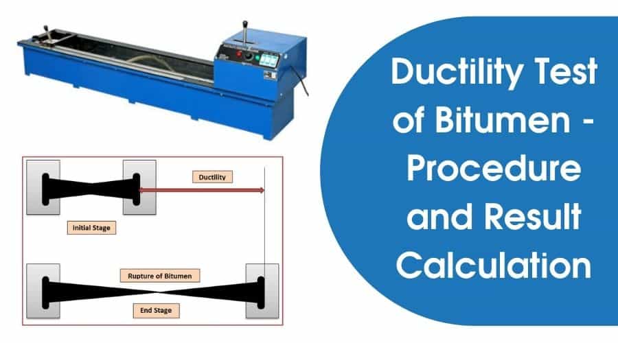 Ductility Test for Bitumen