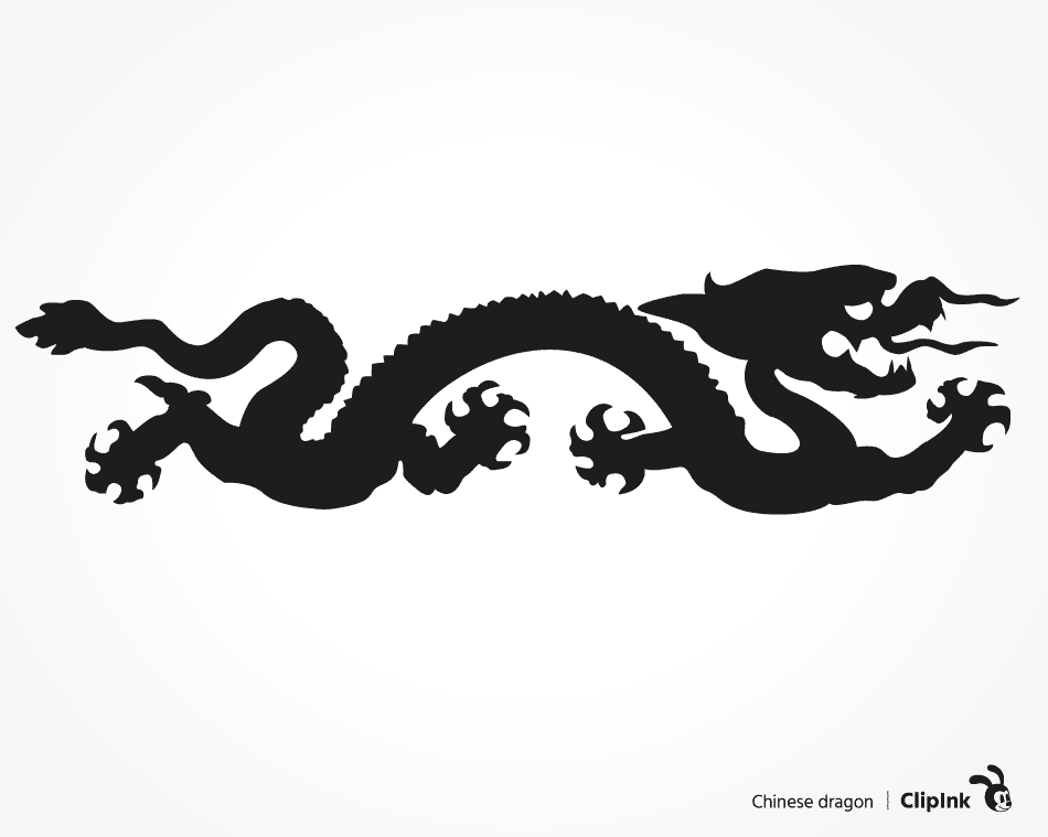 Chinese dragon svg