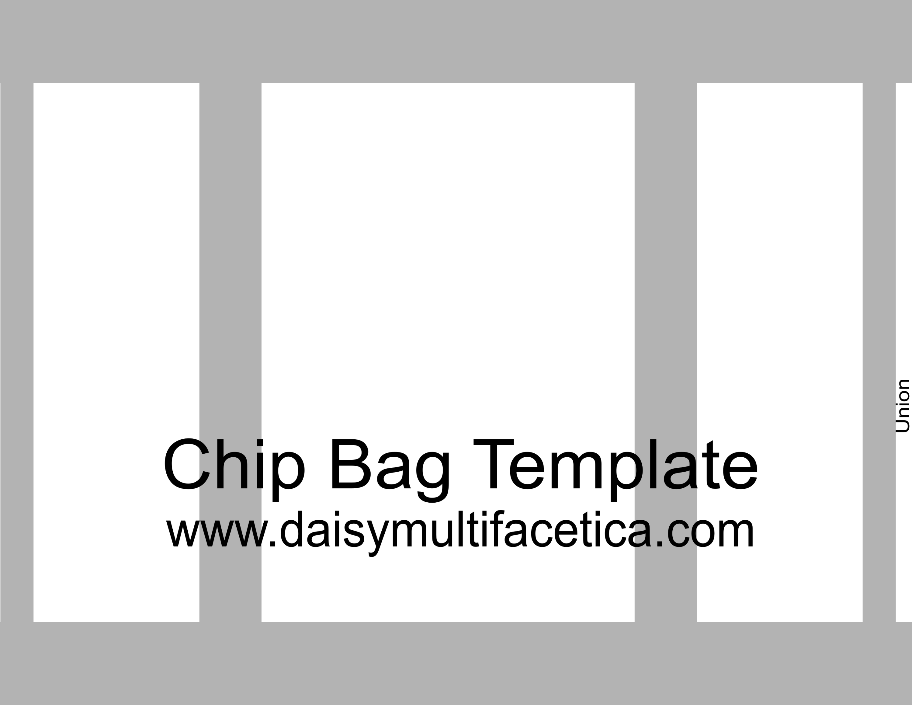 Free Template Printable Chip Bag Template - Free Printable Template image.