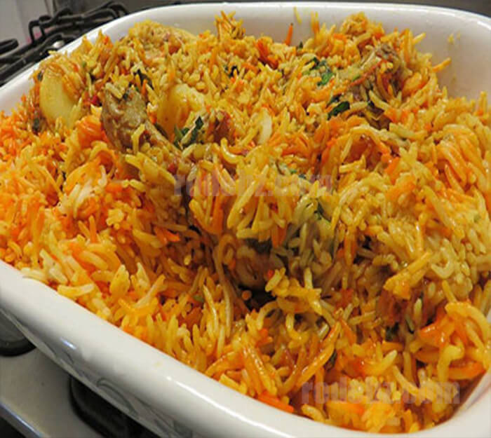 Mughlai Mutton Biryani via @debzexplore