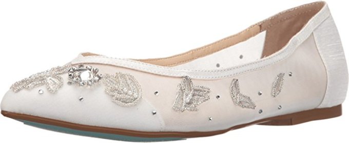 Mesh Bridal Flats | 21 Wedding Flats That Will Look Beautiful for the Bride - http://emmalinebride.com/bride/wedding-flats-bride/