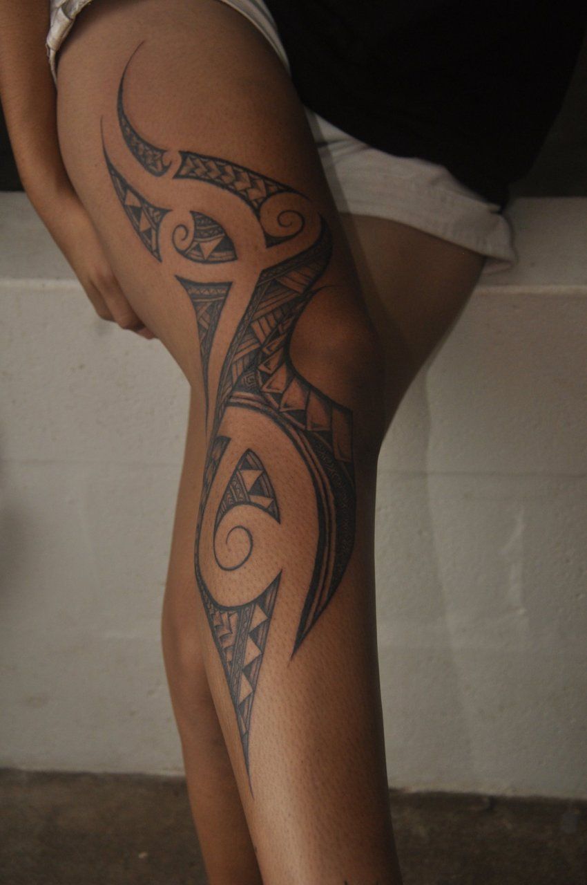 102 Graceful Tribal Tattoos For Leg  Tattoo Designs  TattoosBagcom