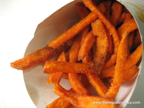 Burger King Sweet Potato Fries Closeup