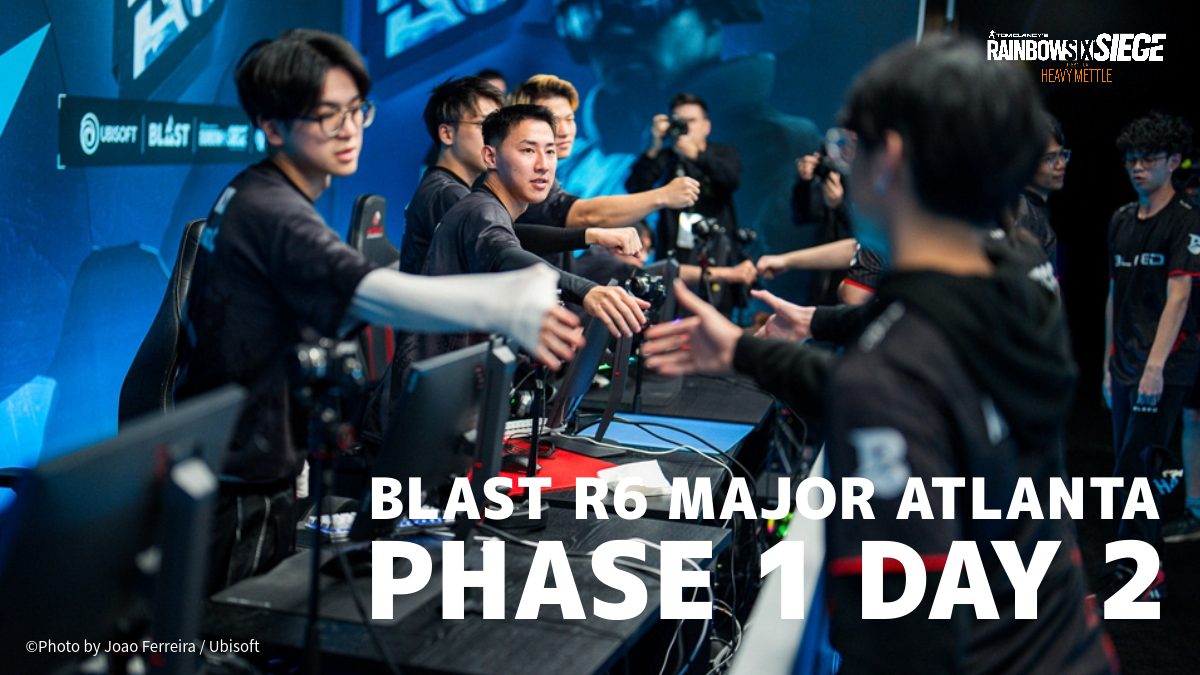 『レインボーシックス シージ』世界大会"BLAST R6 Major Atlanta" PHASE 1 DAY 2結果 / 日本チームCAGとCGLは惜しくも大会敗退 / SCARZはチャンピオンG2と激突