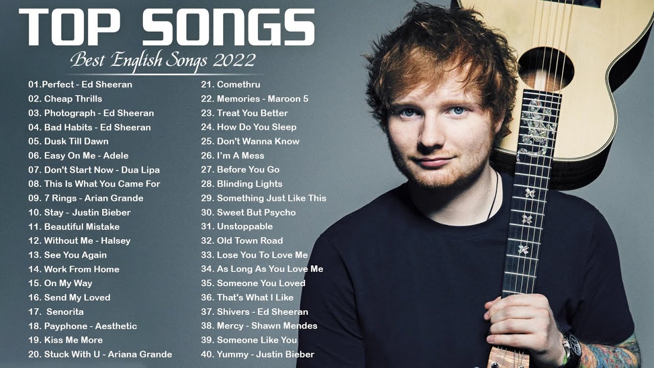 Top 40 Pop Music Playlist 2023 - Maroon 5, Ed Sheeran, Adele, Charlie ...