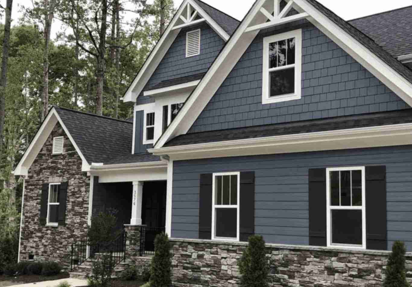 Exterior House Colors With Grey Roof