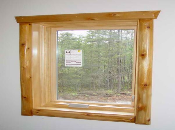 wood window trim ideas