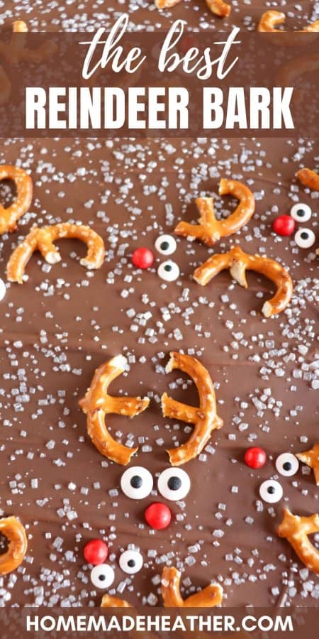 The Best Chocolate Reindeer Bark