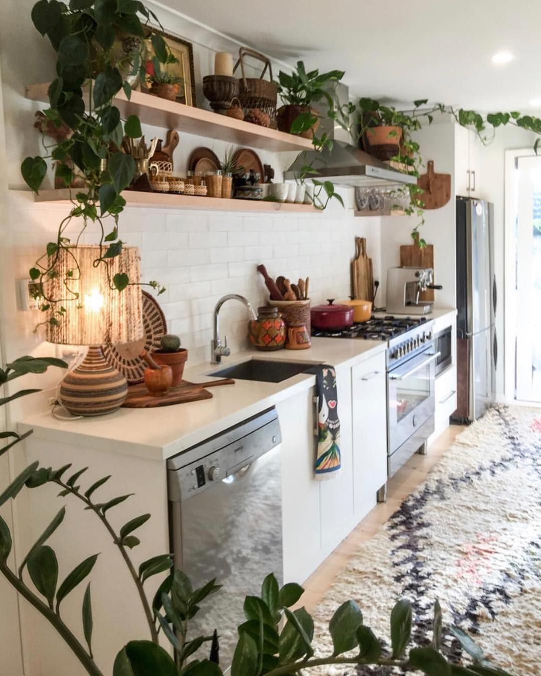 Beautiful Bohemian Style Kitchen Decoration Ideas 01