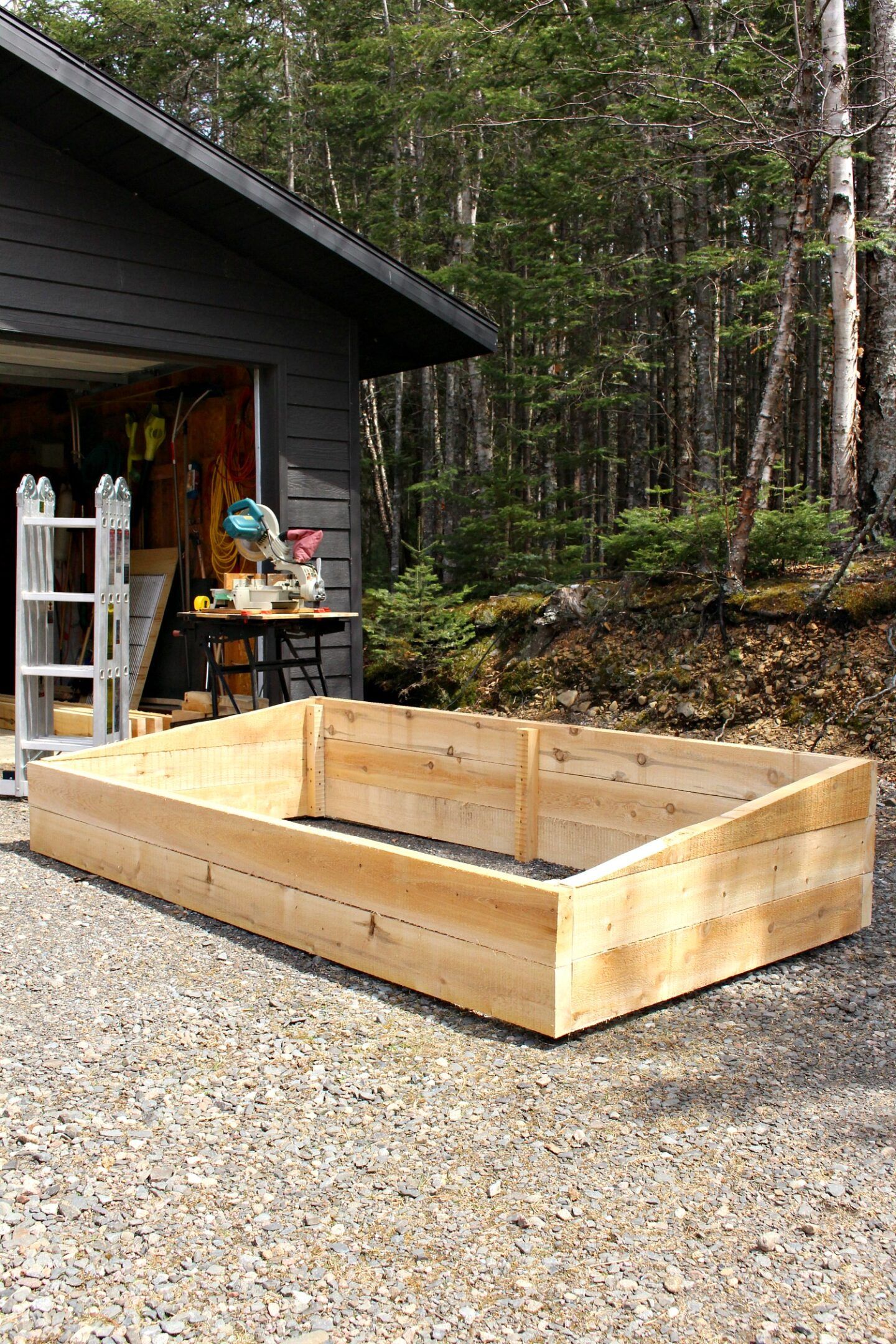 Easy DIY cold frame garden beds