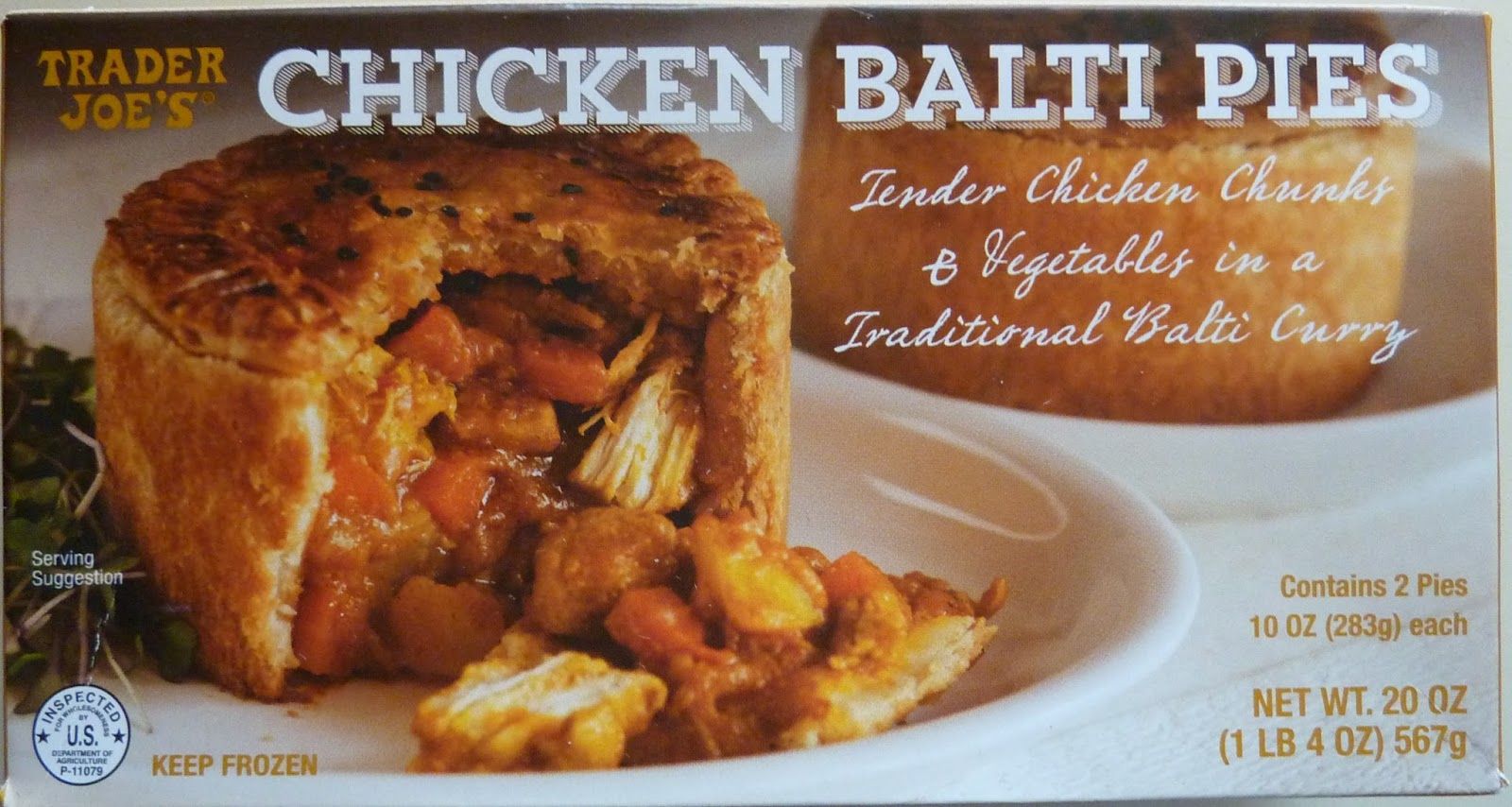 Trader Joe's Chicken Balti Pie