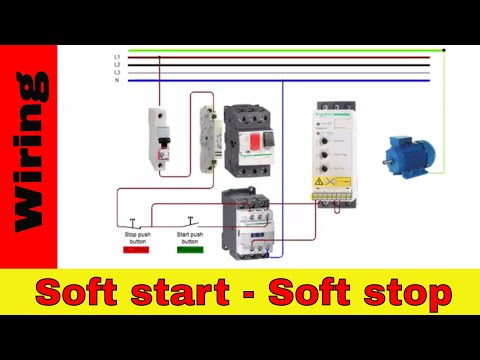 How To Wire Soft Starter And Contactor V 1 Youtube