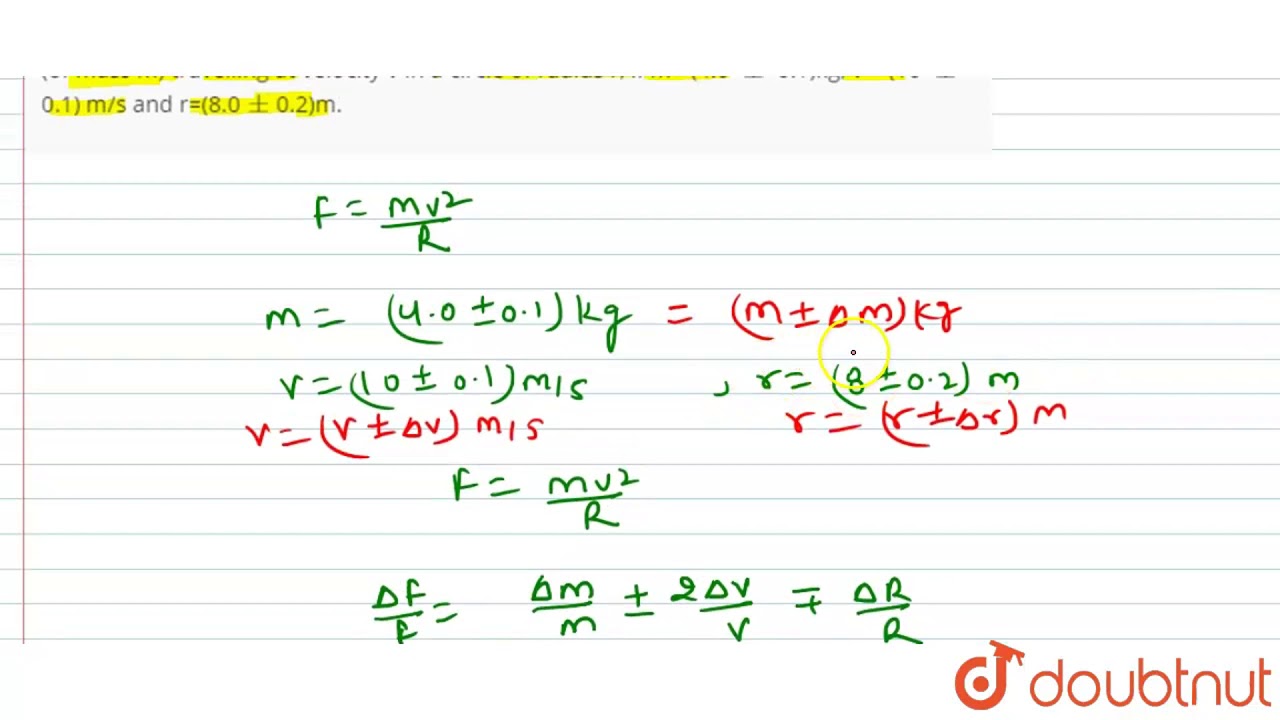 Maximum Possible Percentage Error