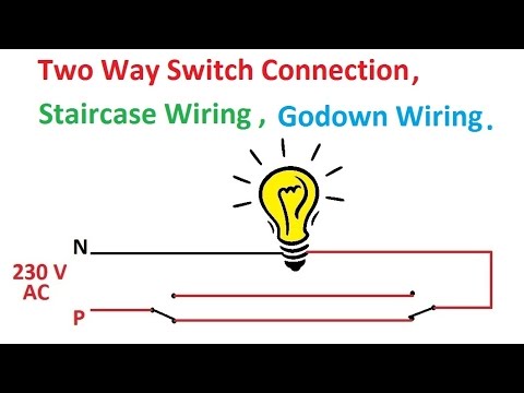 Staircase Wiring Diagram Using Two Way Switch