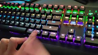 Blackweb Mechanical RGB Gaming Keyboard--Unboxing and Review - YouTube