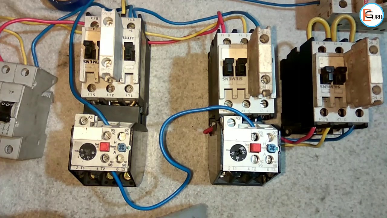 Star Delta Starter म 2 Relay Ki Control Wiring क स कर Electric Guru