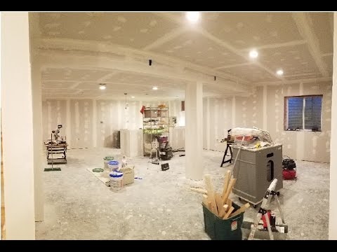 7 Finishing Basement Taping