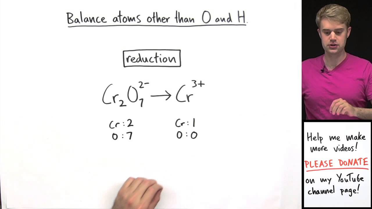 How To Balance Redox Equations In