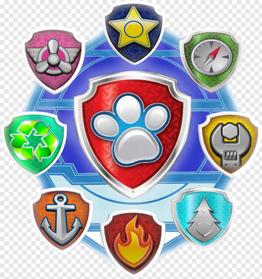 Logo Skye Paw Patrol Png Escudo   Patrol Logo Zum Aufbugeln Hund Tiere 