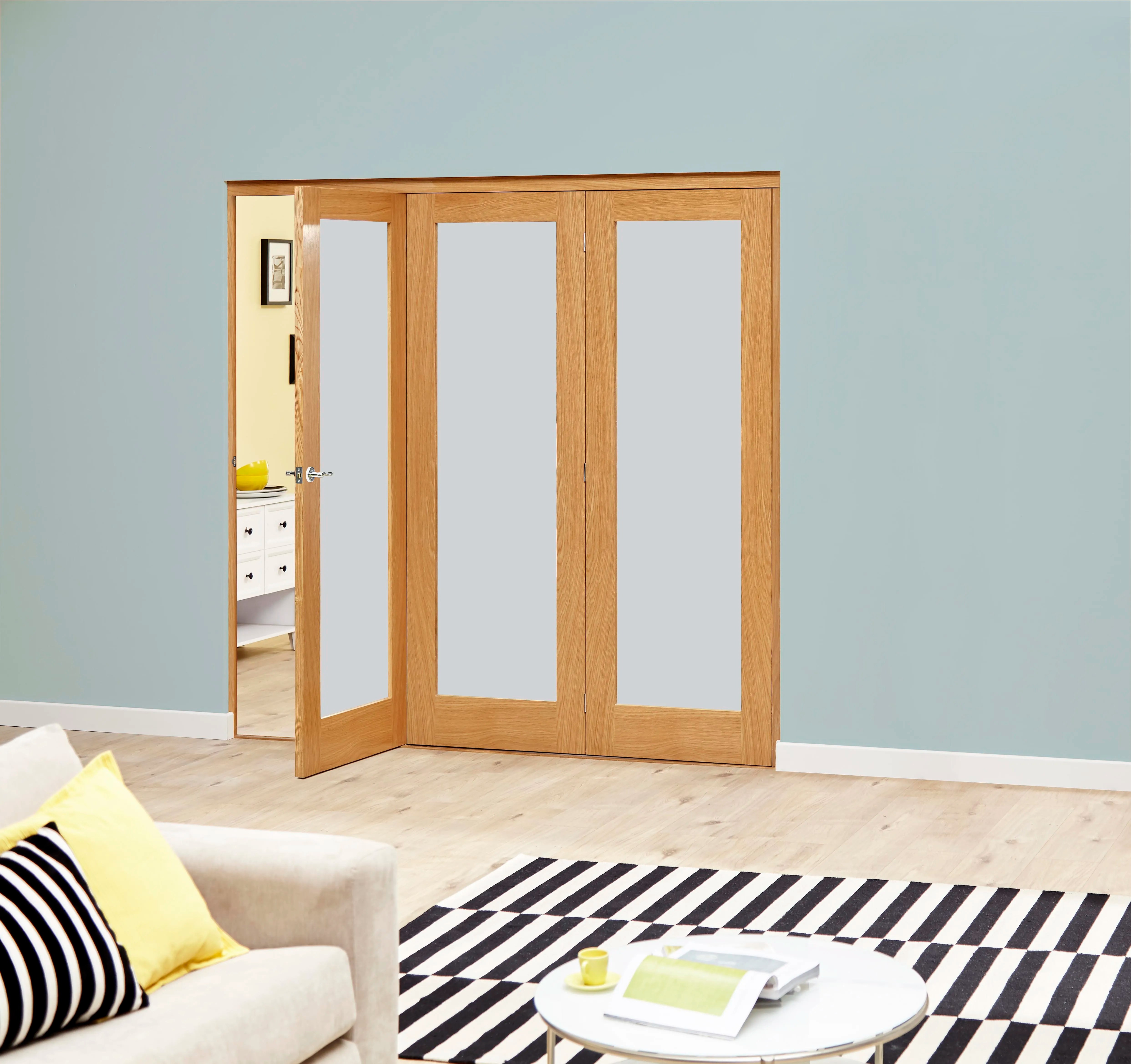 Door Prefinished Oak Roomfold Deluxe