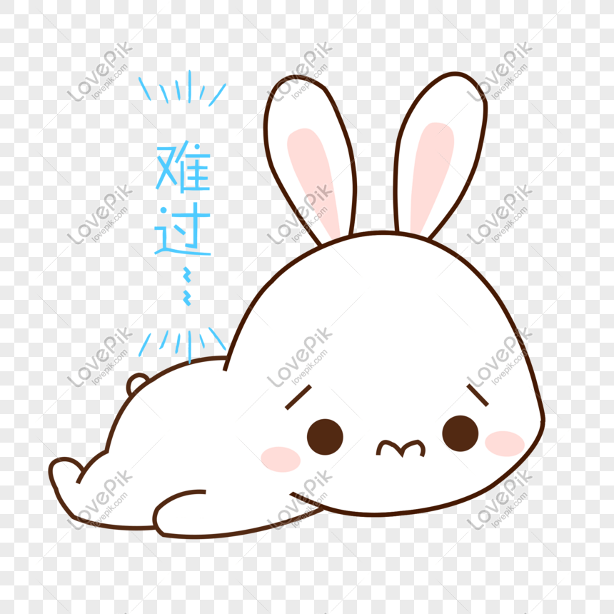 Open minda gambar arnab comel yang sangat lucu dan cute. Cartoon Hand Drawn Rabbit Sad Expression Pack Png Image And Psd File For Free Download Lovepik 610807189