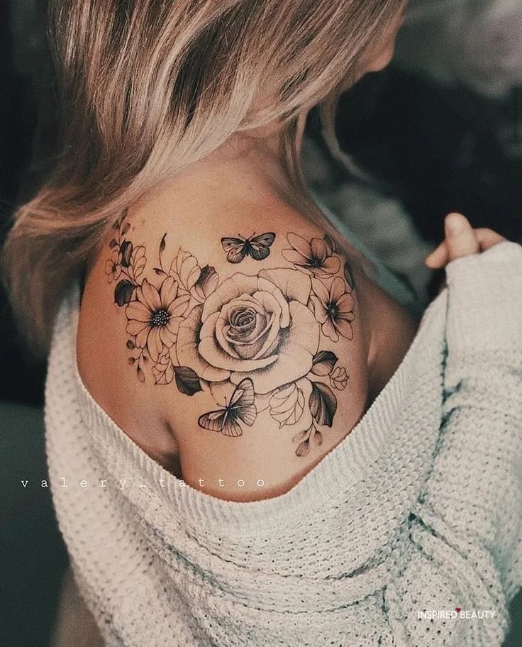 23 Beautiful Flower Tattoo Ideas for Women  StayGlam