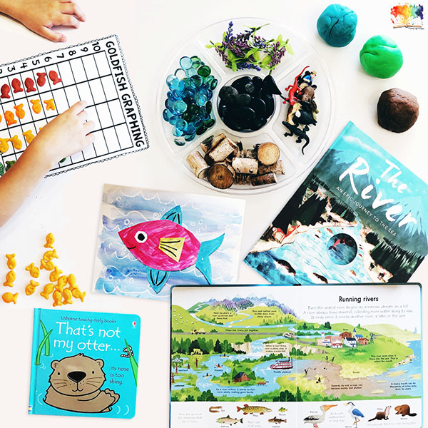 River Book Suggestions and River Preschool Plans and Printables