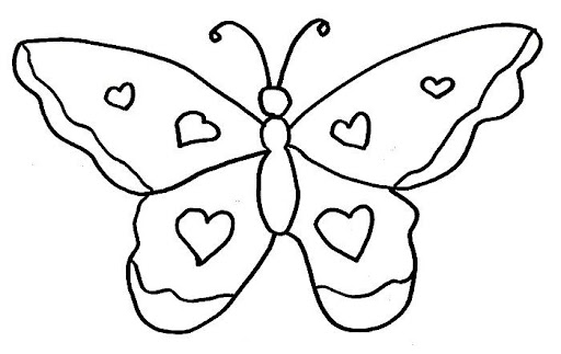 DIBUJOS DE MARIPOSAS PARA COLOREAR