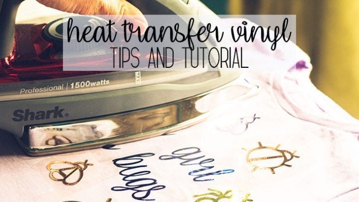 How to Use Heat Transfer Vinyl + Free SVG file