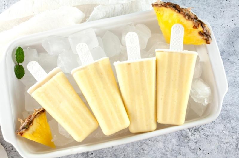 pineapple coconut popsicles