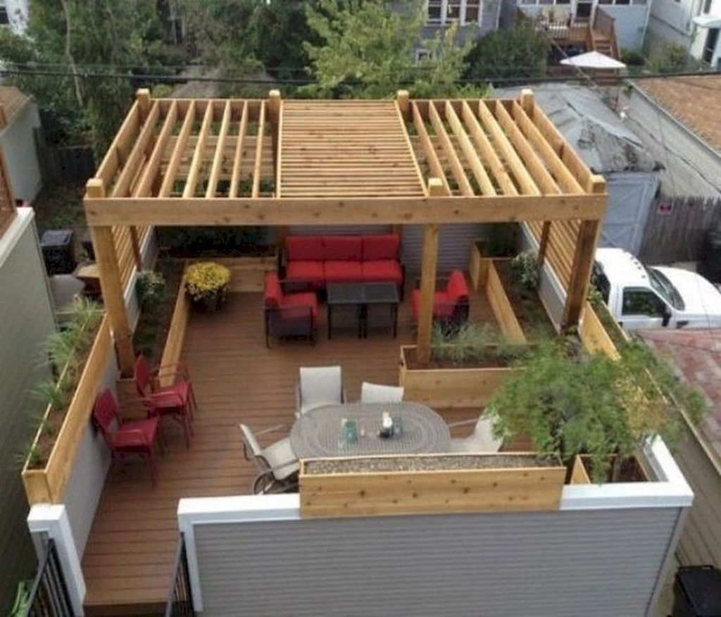 Nice Rooftop Terrace Design Ideas 04