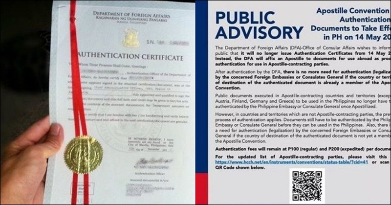 [ADVISORY] DFA No Longer Uses Red Ribbon on Philippine Documents